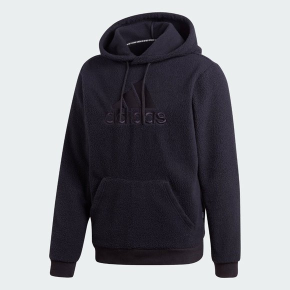 adidas Men's Athletics Sherpa Winter Hoodie - Picture 2 of 6